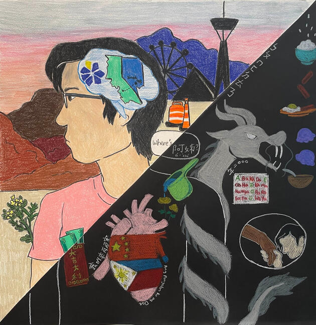 Duality: Prismacolors on BFK Rives &amp; Fabiola paper